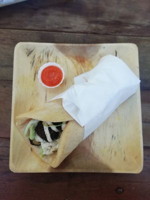 Kathmandu wrap at Fresh Bites in Coron