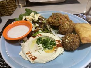   at Hummus House in Phnom Penh