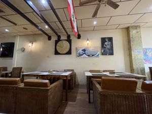 Inside  at Hummus House in Phnom Penh