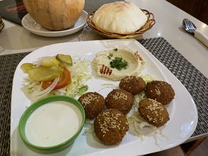 Mad about chickpeas, $6  at Hummus House in Phnom Penh