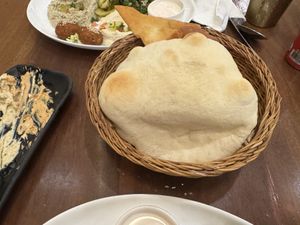 Pitta  at Hummus House in Phnom Penh