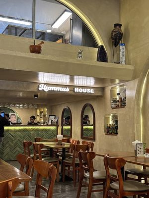 Inside  at Hummus House in Phnom Penh