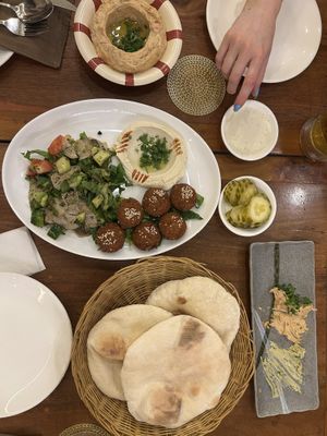   at Hummus House in Phnom Penh