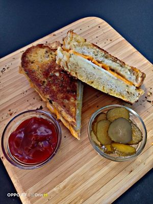 Three-Cheese Grilled Cheese at The Plant-based Project in Quezon City