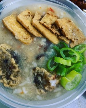 Mushroom Congee at The Plant-based Project in Quezon City