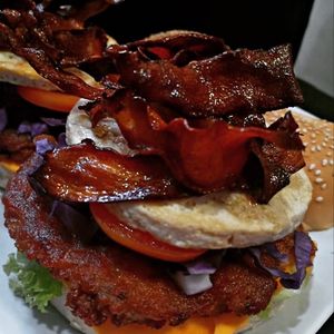 Baecon Egg and Cheese Breakfast Burger at The Plant-based Project in Quezon City