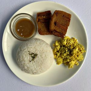 Vechon and Egg at The Plant-based Project in Quezon City