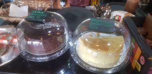 Chocolate cake and lemon cakes at Key Lime Coffee in Liverpool