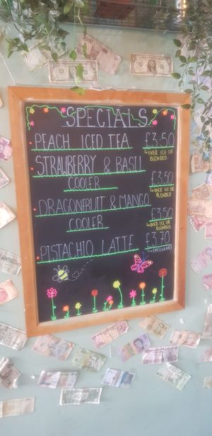Specials at Key Lime Coffee in Liverpool