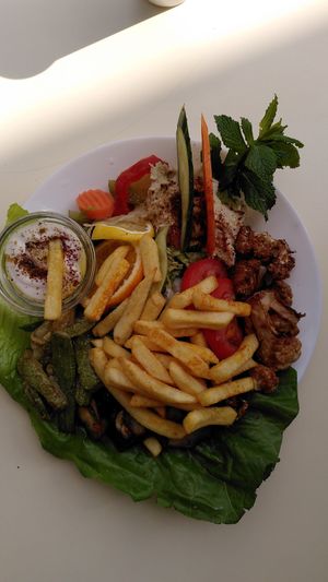 Frittiertes Gemüseteller at Falafel Ya Hala in Bremen