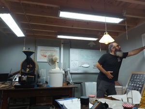 Barista Stephen at Slowwings in Ieper