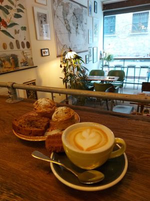 Lovely cinaminrolls and cake at Slowwings in Ieper