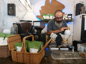 Slow coffee! at Slowwings in Ieper