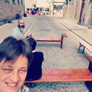 Our lovely terrace. at Slowwings in Ieper