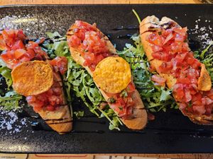 Bruschetta 🤩 at Bräukeller & Grill in Seefeld In Tirol