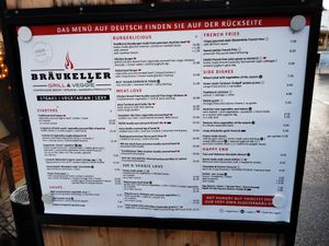 Menu at Bräukeller & Grill in Seefeld In Tirol