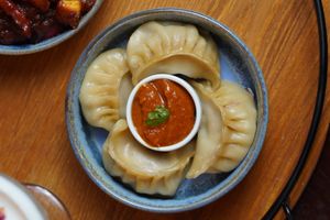 Vegan Momo 

Handmade Nepalese Dumplings, steamed and served with 1580 house sauce at 1580 in Birmingham