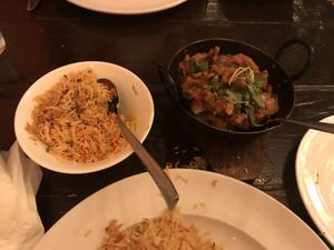 Okra and pilau at 1580 in Birmingham