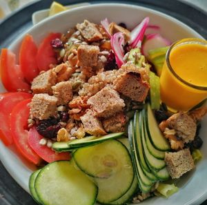 Buddha bowl del día at Kutral in Maitencillo