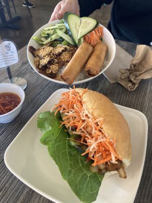 We will be dreaming about that chickless bahn mi for quite some time!  at Loving Hut - E Southern Ave in Tempe