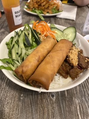 Golden vermicelli bowl  at Loving Hut - E Southern Ave in Tempe