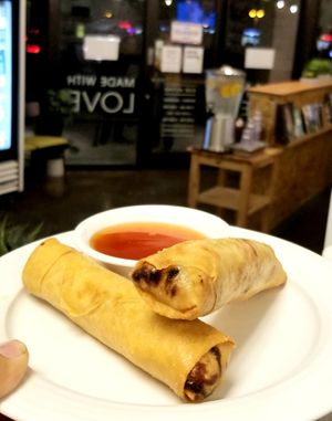 Homemade Crispy Golden Rolls! at Loving Hut - E Southern Ave in Tempe