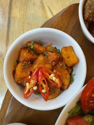 Potatoes  at Hummus Heads in Bangkok