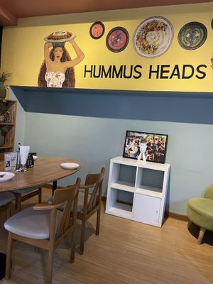 Inside  at Hummus Heads in Bangkok