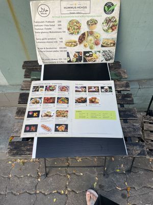 Outside  at Hummus Heads in Bangkok