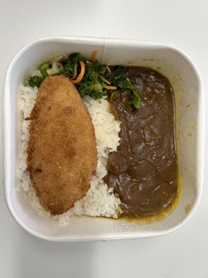 Vegan Chi’king Katsu curry bento  at Wasabi - Oxford St in London