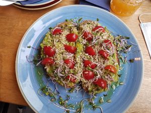 Avocado Bread at Isegrim in Muenster