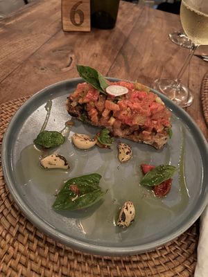 Foccacia bruschetta  at Mama Pizza in 