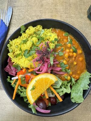 Punjabi Adraki Cholle very goodd  at The Chakra Lounge in Buxton