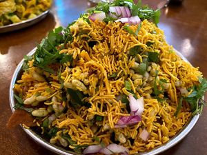 Bhel Puri at Chai Pani in Asheville
