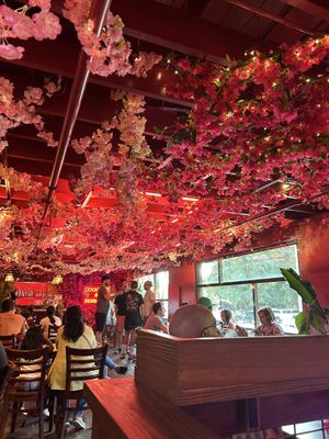 Upstairs bar  at Chai Pani in Asheville