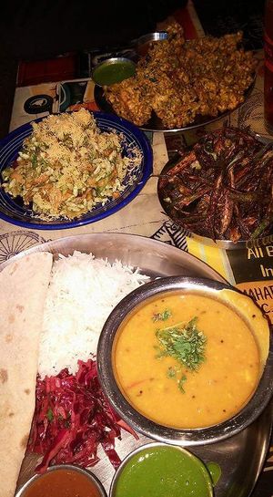 A little bit of everything! at Chai Pani in Asheville