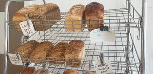 Sourdough vegan bread at Grist Artisan Bakers Wesley Hill in Castlemaine