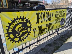 Outside at Handle Bar in Salt Lake City