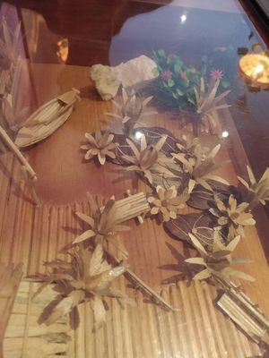 The decorative tables! at Sen Viet Vegan in East London