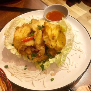 Salted Chilli & Pepper Mushrooms  at Sen Viet Vegan in East London