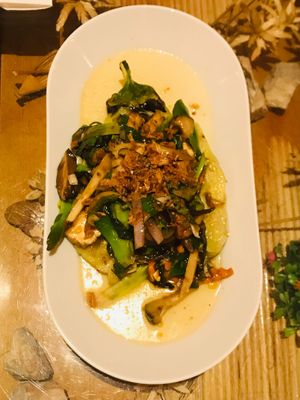Grilled Aubergine at Sen Viet Vegan in East London