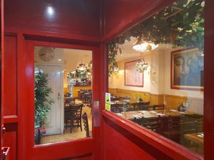 Entrance to our charming vegan heaven at Sen Viet Vegan in East London