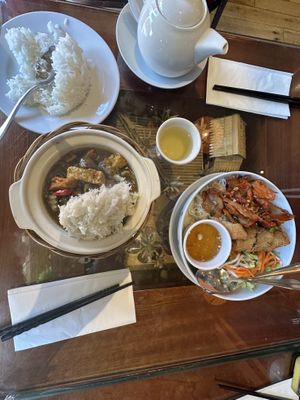 After a killer workout 🏋️‍♀️ this was amazing   at Sen Viet Vegan in East London