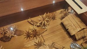 Table decorations at Sen Viet Vegan in East London