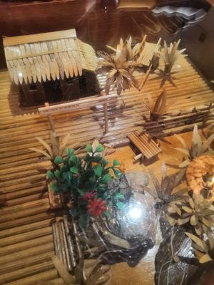 Table inlays at Sen Viet Vegan in East London