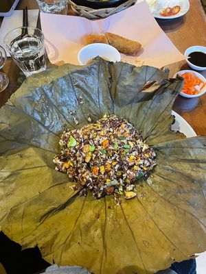 Fried rice   at Sen Viet Vegan in East London