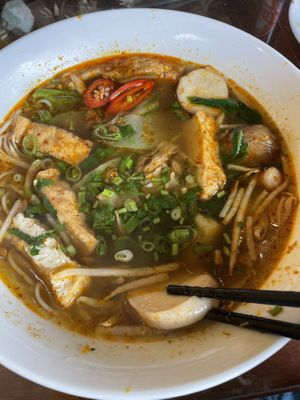 Bun hue   at Sen Viet Vegan in East London