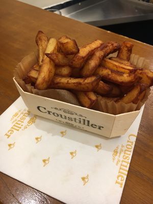 French fries with peanut oil at Croustiller in Lyon