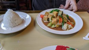 Paradise garden with Tofu at Jasmine Thai Cuisine in Rome