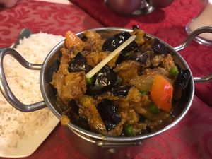 Yummy vegetables at India in Mallorca